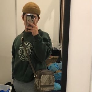 Vintage Gucci GG Monogram Crossbody Bag